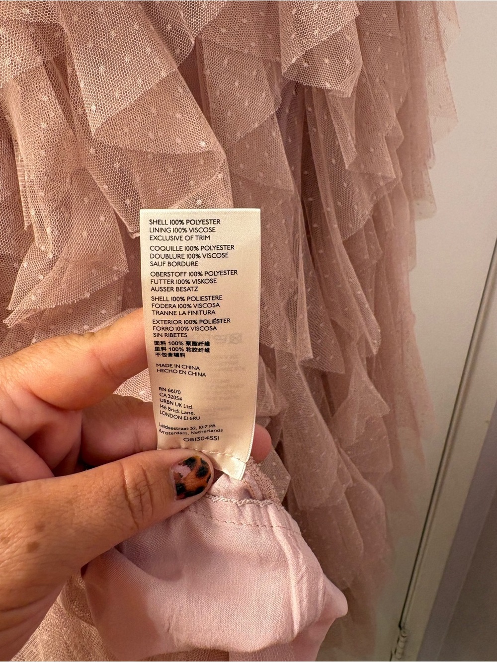 Anthropologie Chéri Ruffled Tulle Midi Skirt M/Like New - Picture 7 of 11